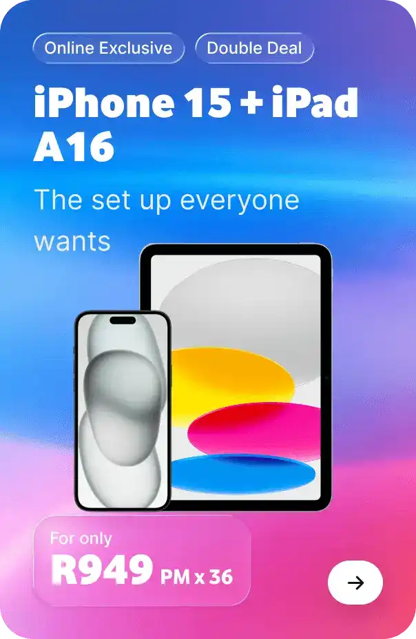 Apple iPhone 15 + iPad A16 Apple iPhone 15 + iPad A16